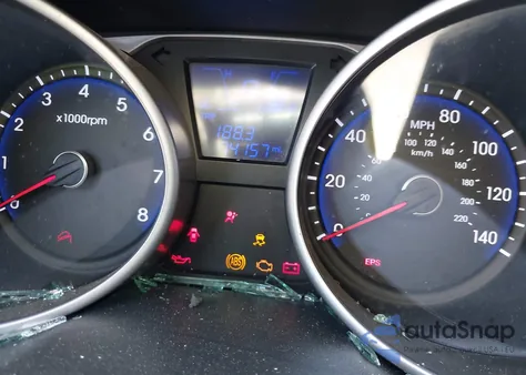 2013 Hyundai Tucson Gls from USA, damaged, VIN KM8JU3AC8DU751909